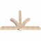 Ekena Millwork Redmond Smooth Timber Gable Bracket, Douglas Fir, 84"W x 56"H x 5 1/2"D x 5 1/2"F, 16/12 Pitch GBW084X56X0606RED00SDF - alternate 5